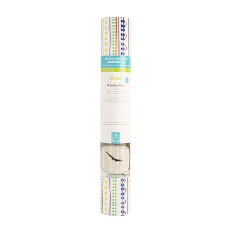 Cricut Patterned Vinyl Ditsy Dots Basic Sampler; 6 sheets of 30,5cm x 30,5cm (3 patterns, 2 sheets each); Removable, matte vinyl; Fun to mix and match for one-of-a-kind projects; Easy to weed, effortless to apply; Ideal for making easily removable decals, labels, window decor, and more
